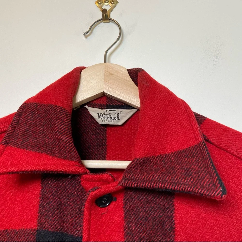 Vintage Woolrich Wool Lumberjack Chore Coat - Picture 4 of 10